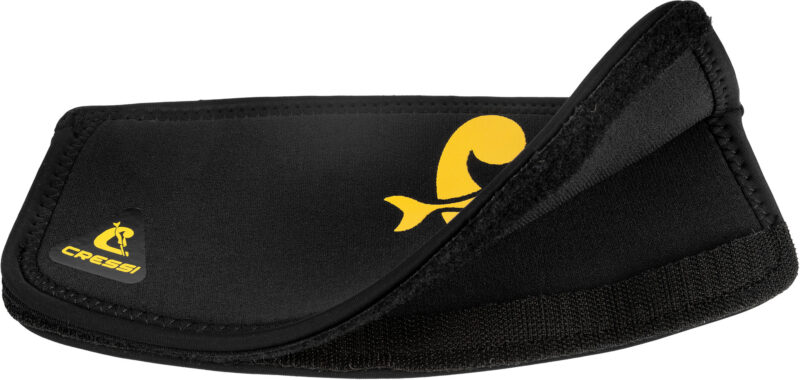 Cressi SIMPLY NEO MASK STRAP COVER - BLACK/YELLOW - Image 4