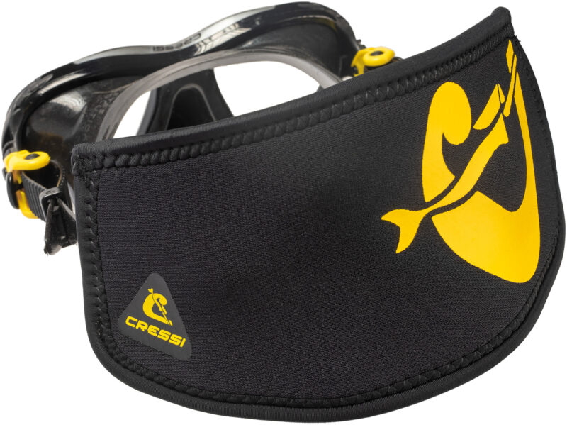 Cressi SIMPLY NEO MASK STRAP COVER - BLACK/YELLOW - Image 5