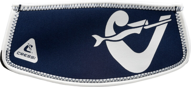 Cressi SIMPLY NEO MASK STRAP COVER - BLUE NAVY/WHITE - Image 3