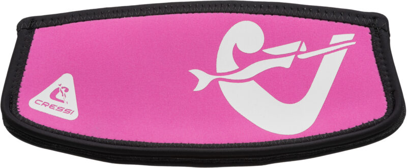 Cressi SIMPLY NEO MASK STRAP COVER - PINK/WHITE - Image 3