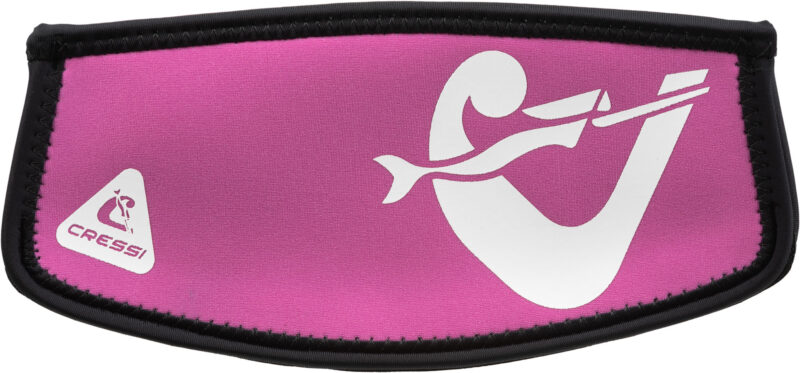 Cressi SIMPLY NEO MASK STRAP COVER - PINK/WHITE - Image 2