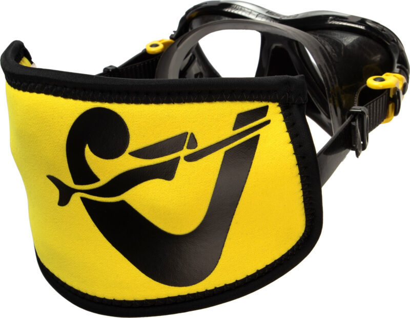 Cressi SIMPLY NEO MASK STRAP COVER - YELLOW/BLACK - Image 4