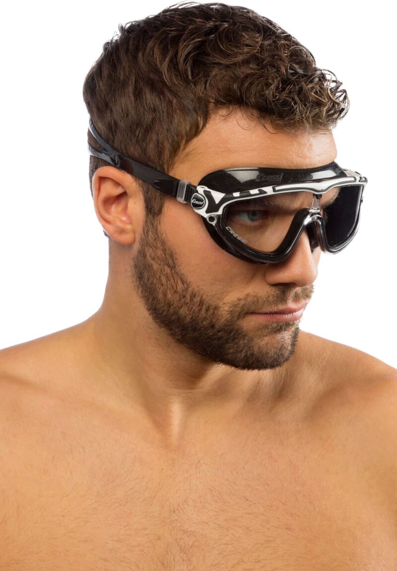 Cressi SKYLIGHT GOGGLES SIL BLACK/FRAME WHITE BLACK