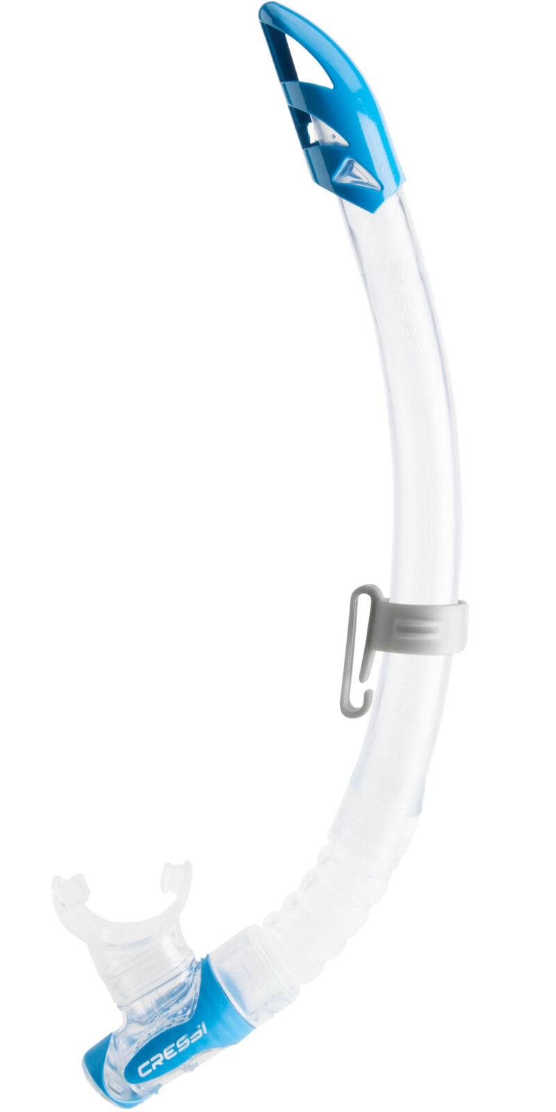 Cressi GAMMA SNORKEL SIL. CLEAR/TUBE BLUE - Image 2