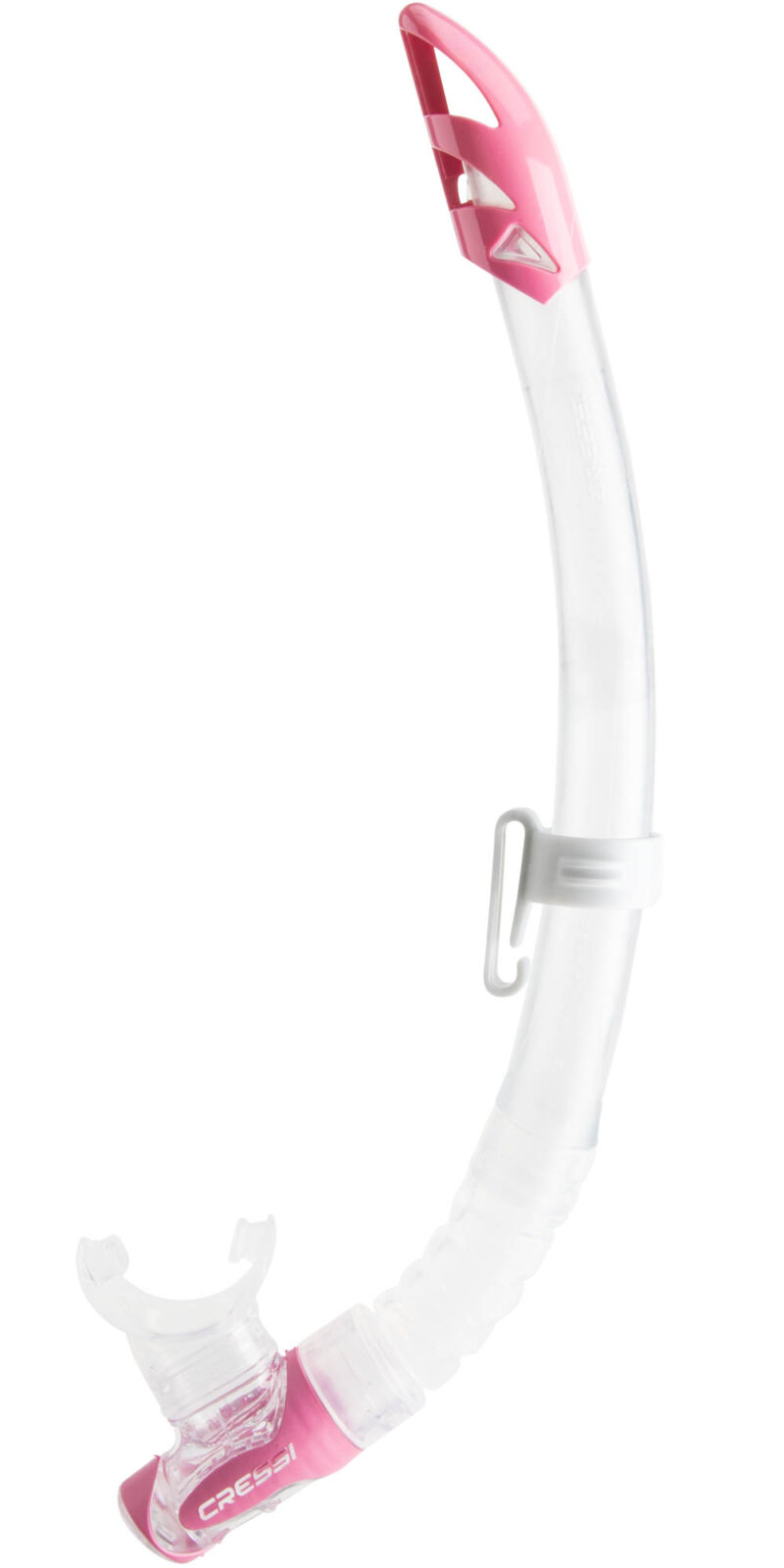 Cressi GAMMA SNORKEL SIL. CLEAR/TUBE PINK - Image 2