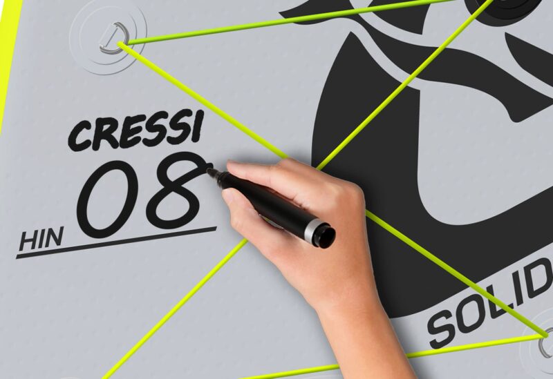 Cressi SOLID ALL ROUND DC ISUP GREY/FLUO 10'6'' - Image 9