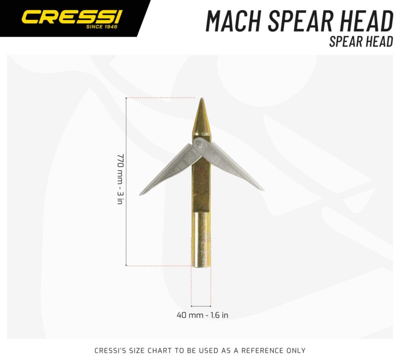 Cressi STEEL DOUBLE-FINNED HARPOON MACH - Image 3