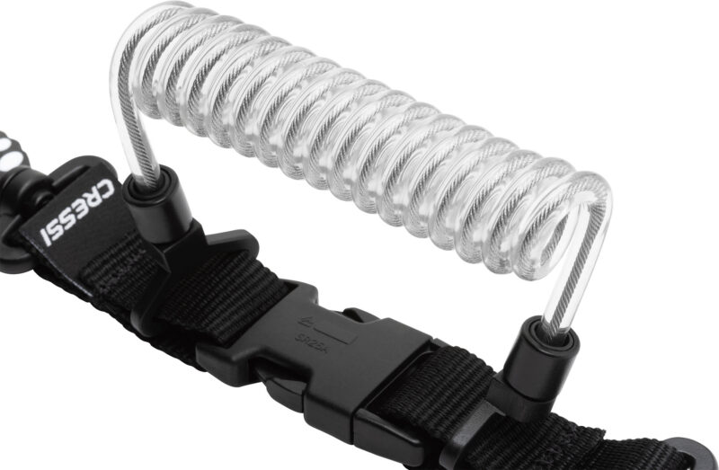 Cressi SPIRAL LAYNYARD WITH CLIP SNAP