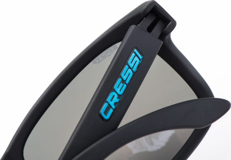 Cressi BLAZE SUNGLASSES MATT BLACK MIRRORED BLUE - Image 5