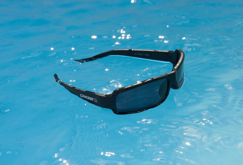 Cressi NINJA FLOATING SUNGLASSES MIRRORED LENS ORANGE