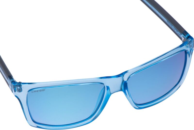 Cressi RIO SUNGLASSES CRYSTAL BLUE/MIRRORED LENS BLUE - Image 10