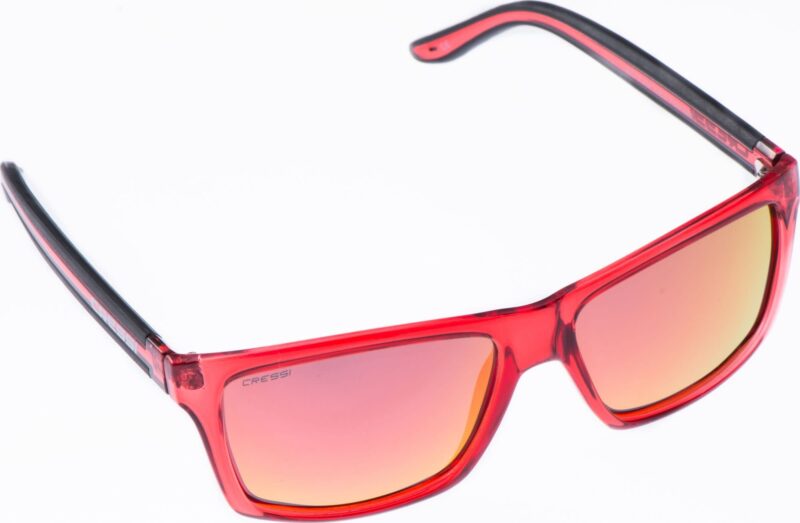 Cressi RIO SUNGLASSES CRYSTAL RED/MIRRORED LENS RED - Image 12