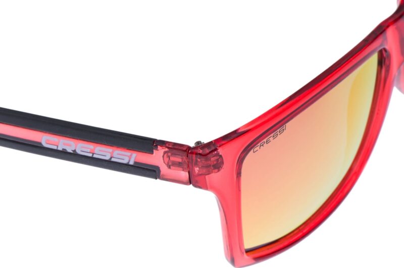 Cressi RIO SUNGLASSES CRYSTAL RED/MIRRORED LENS RED - Image 9