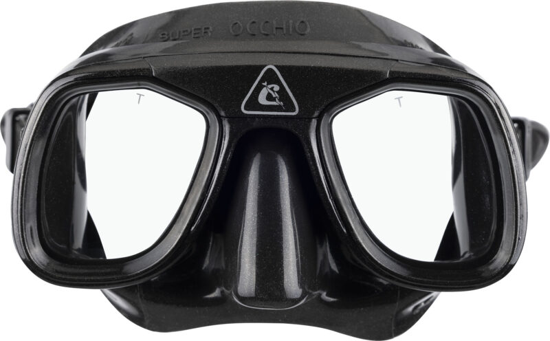 Cressi SUPEROCCHIO MASK SIL BLACK/FRAME BLACK - Image 6