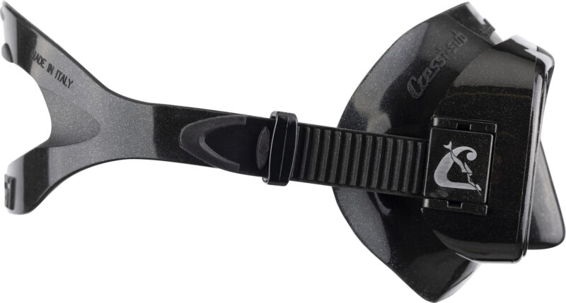 Cressi SUPEROCCHIO MASK SIL BLACK/FRAME BLACK - Image 4
