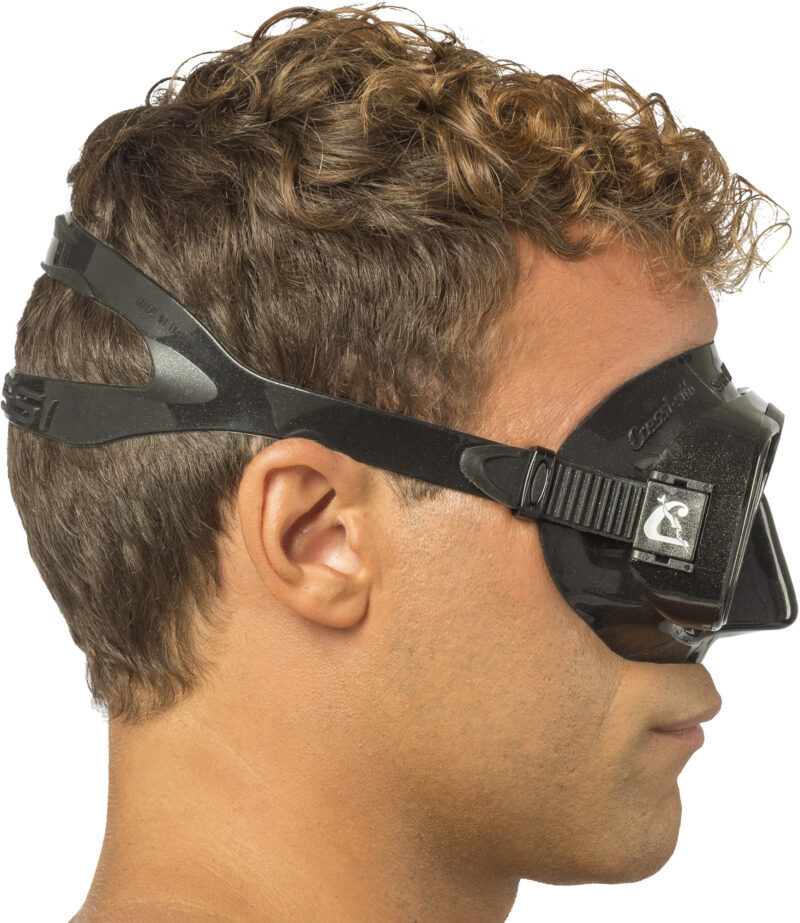 Cressi SUPEROCCHIO MASK SIL BLACK/FRAME BLACK - Image 7