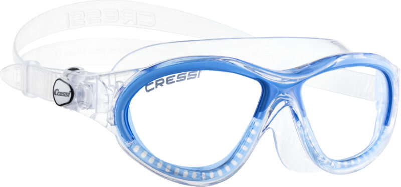 Cressi MINI COBRA GOGGLES CLEAR/FRAME BLUE AZURE LENS - Image 3