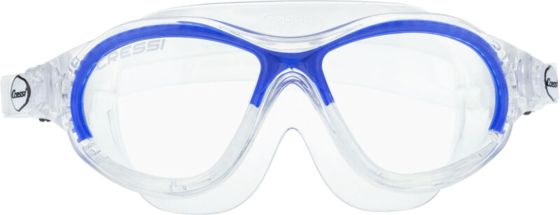 Cressi MINI COBRA GOGGLES CLEAR/FRAME BLUE - Image 3