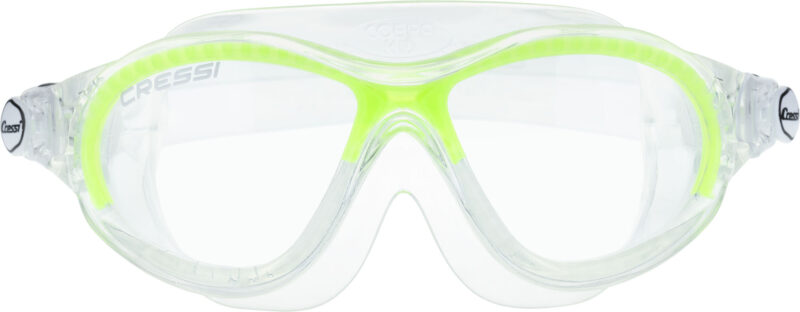 Cressi MINI COBRA GOGGLES CLEAR/FRAME LIME - Image 3