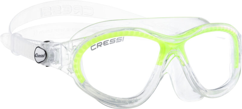 Cressi MINI COBRA GOGGLES CLEAR/FRAME LIME - Image 2