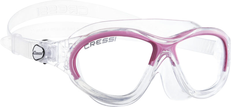 Cressi MINI COBRA GOGGLES CLEAR/FRAME PINK - Image 3