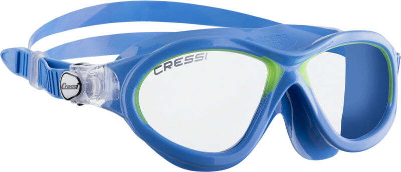 Cressi MINI COBRA GOGGLES LIGHT BLUE/FRAME LIME