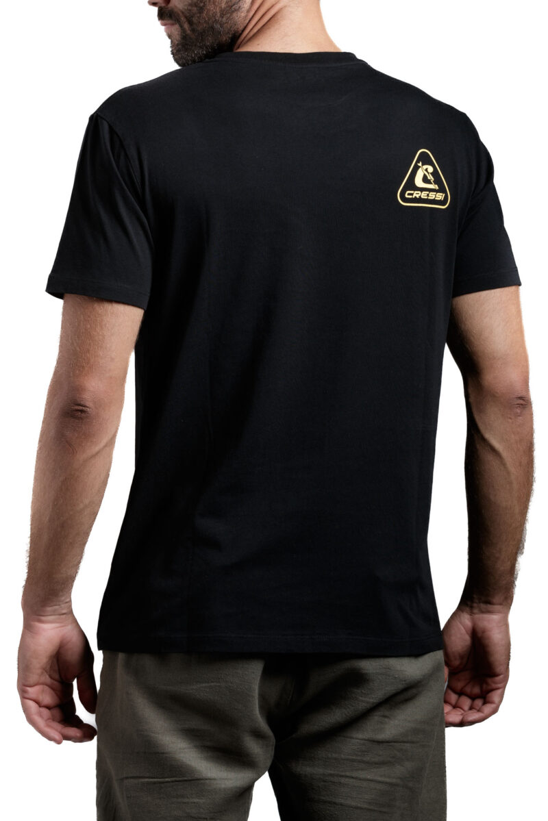 Cressi CRESSI T-SHIRT MAN BLACK/YELLOW 2XL - Image 2