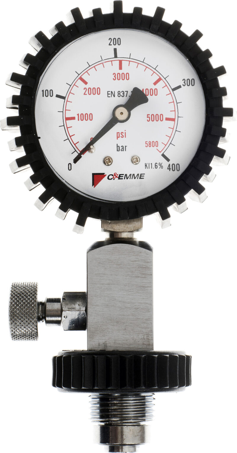 Cressi SURFACE PRESSURE GAUGE (BAR/PSI) DIN