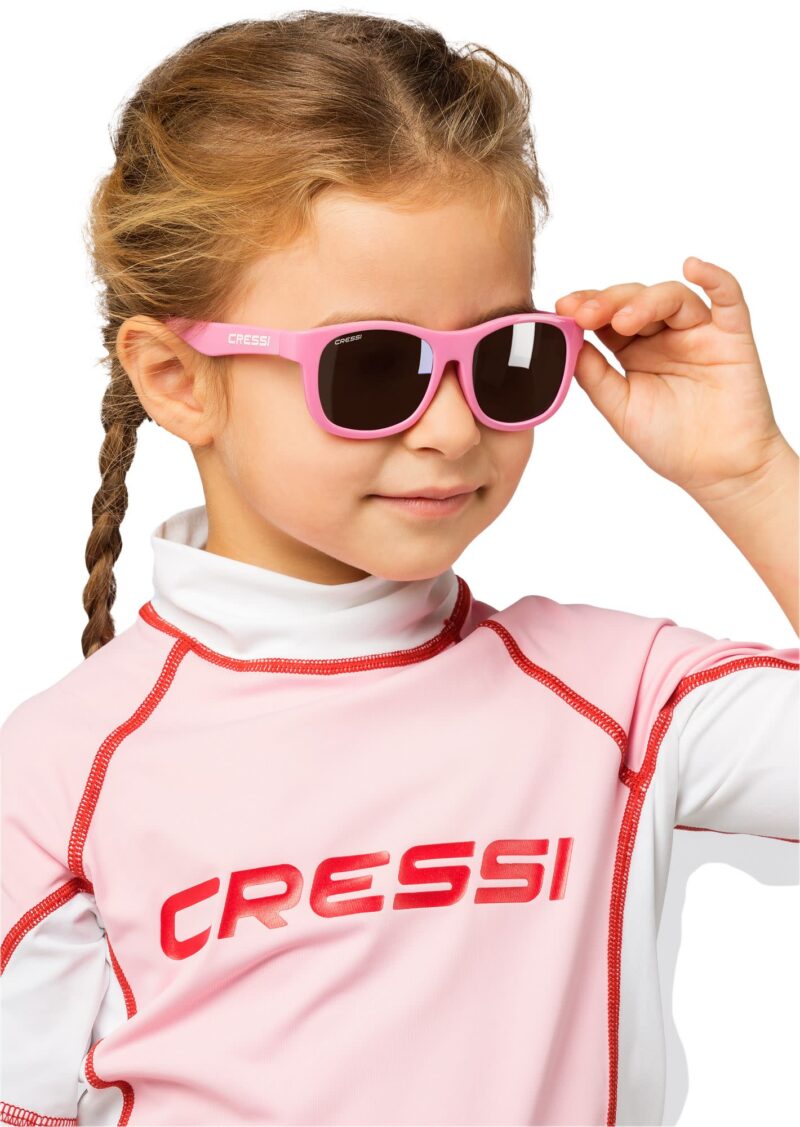 Cressi TEDDY SUNGLASSES 3-5 PINK/SMOKED LENS - Image 4