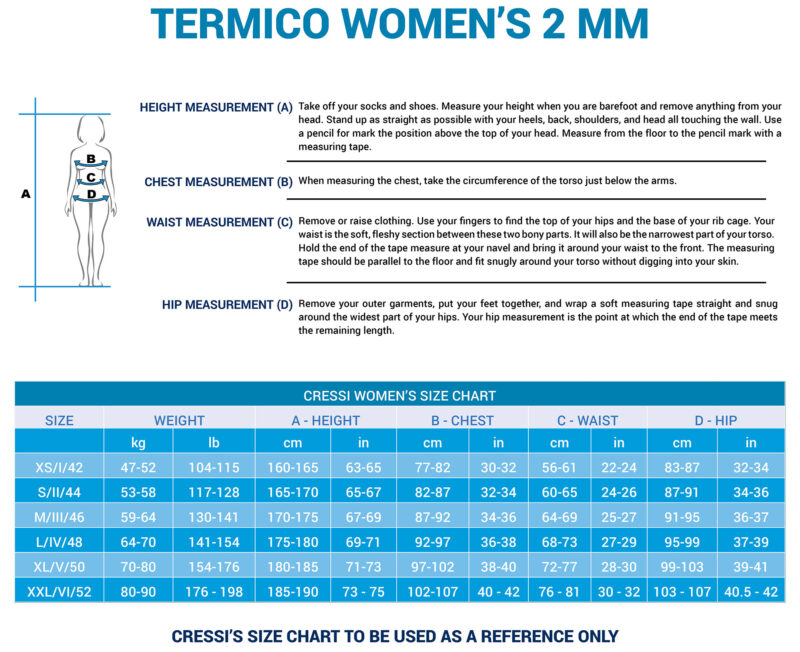 Cressi TERMICO LADY SWIMSUIT BLACK 2mm M/3 - Image 12