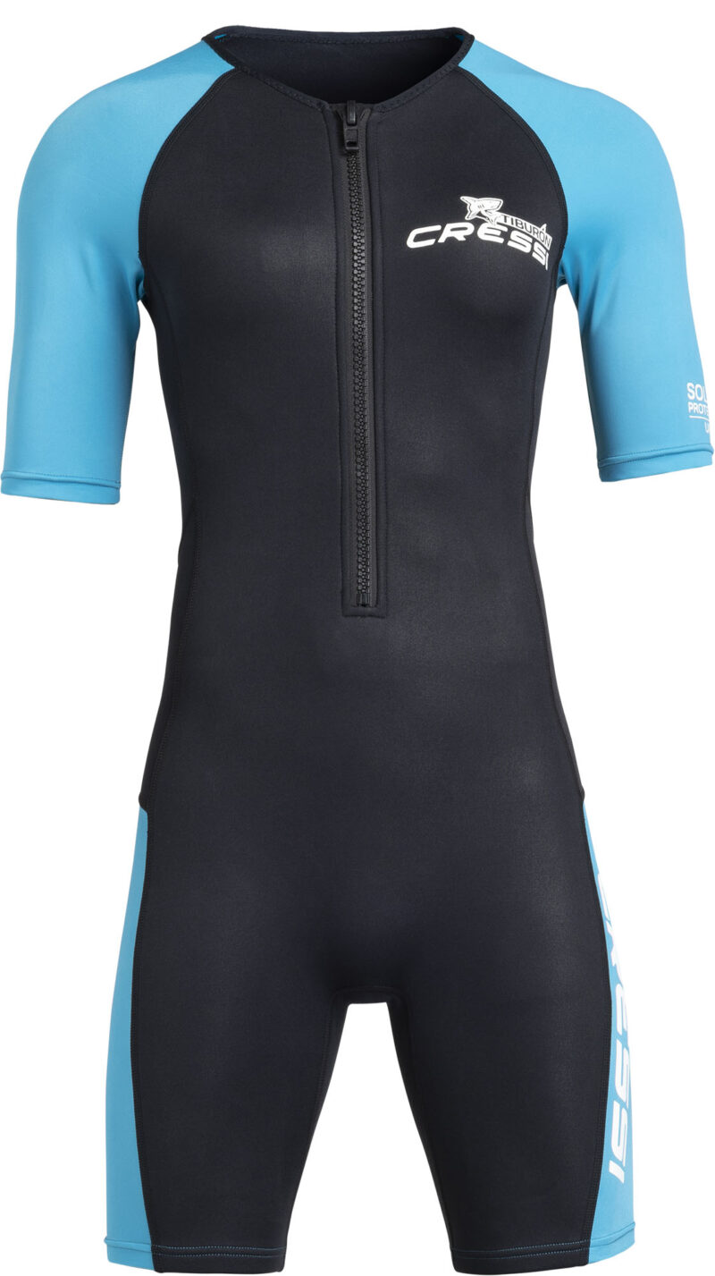 Cressi TIBURON LADY SHORTY WETSUIT BLACK/AQUAMARINE 2mm M/3
