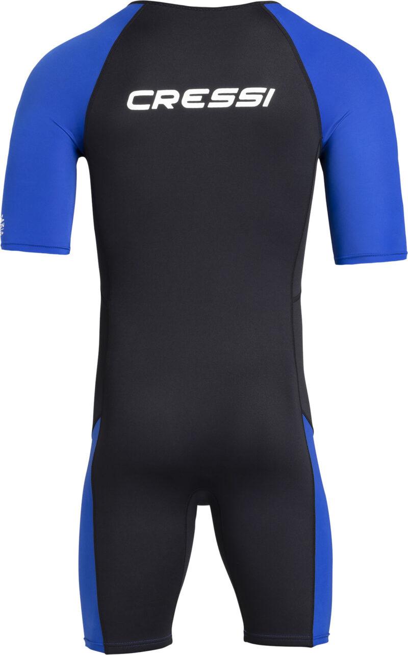 Cressi TIBURON MAN SHORTY WETSUIT BLACK/BLUE 2mm L/4 - Image 2