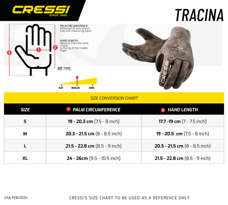 Cressi TRACINA GLOVES CAMOU 3mm XL - Image 5