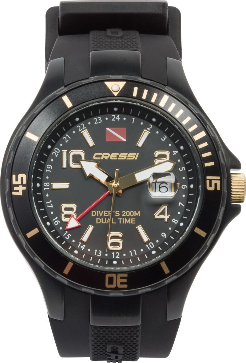 Cressi TRAVELLER DUAL TIME WATCH GOLD - Image 3