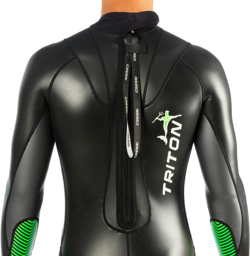 Cressi TRITON MAN MONOPIECE SWIMSUIT BLACK/GREEN 1.5mm XL/5 - Image 4