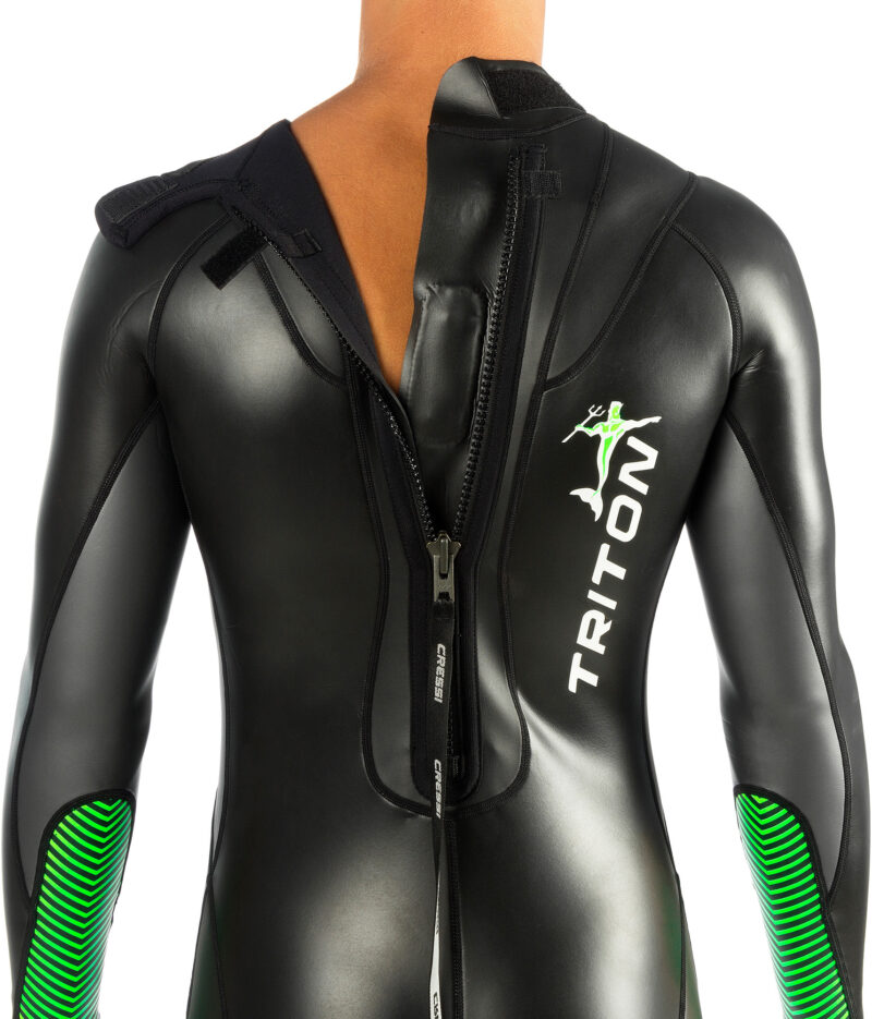 Cressi TRITON MAN MONOPIECE SWIMSUIT BLACK/GREEN 1.5mm XL/5 - Image 5