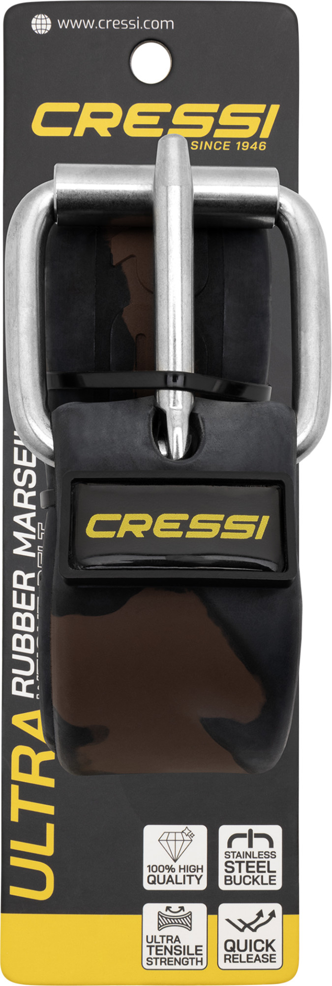 Cressi MARSEILLASE ULTRA BELT BLACK CAMOU 4mm