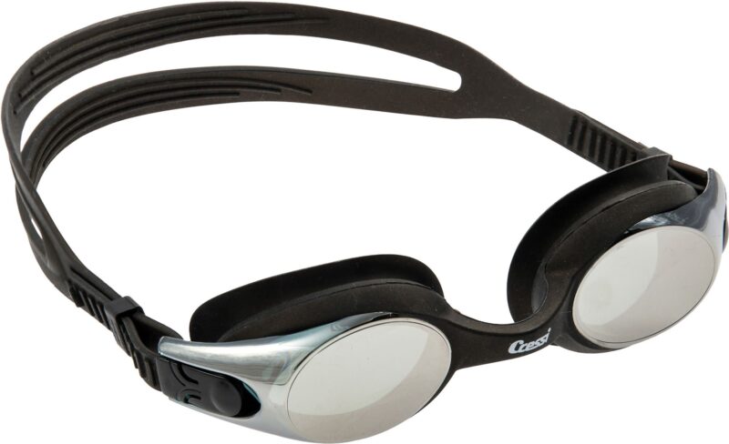 Cressi VELOCITY GOGGLES BLACK MIRRORED