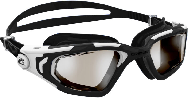 Cressi VORTEX GOGGLES BLACK/WHITE SMOKED LENS