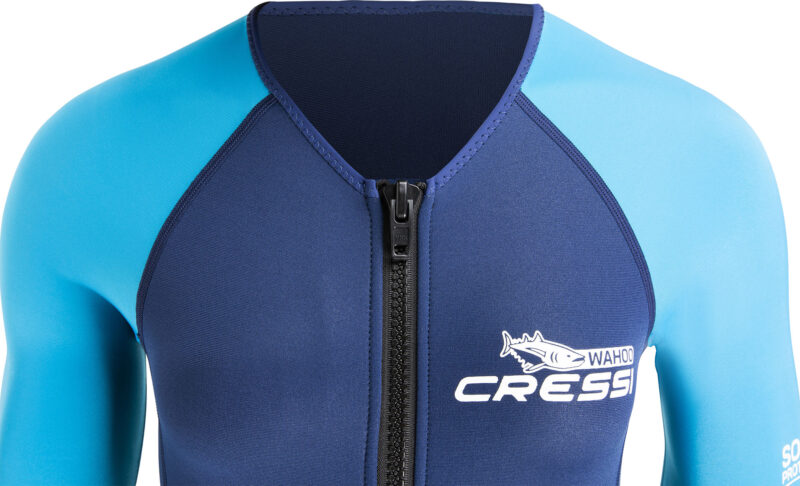 Cressi WAHOO LADY MONOPIECE WETSUIT BLUE/AZURE 2mm XS/1 - Image 8