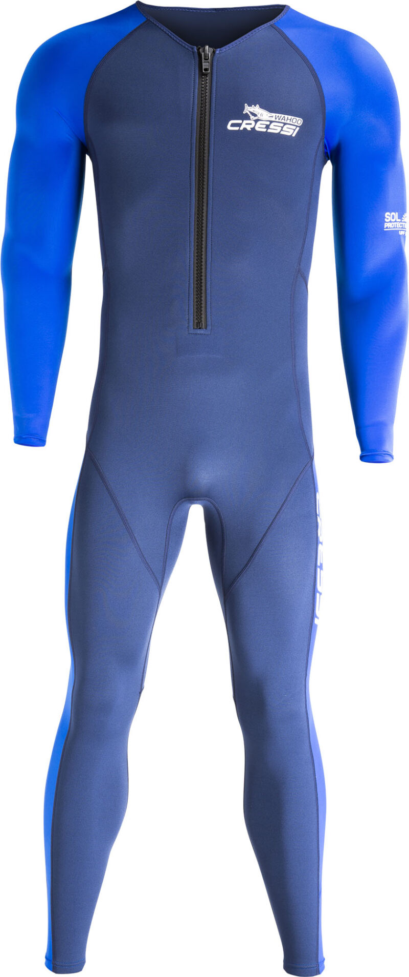 Cressi WAHOO MAN MONOPIECE WETSUIT BLUE/LIGHT BLUE 2mm XS/1 - Image 12