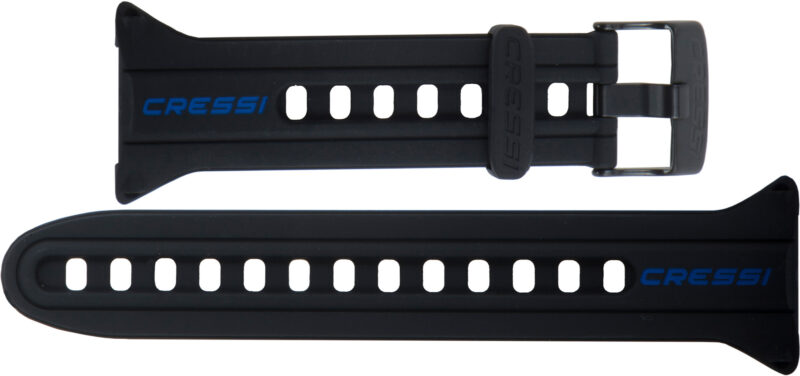 Cressi WATCH STYLE COMPUTER SILICONE BAND BLACK/BLACK/BLUE