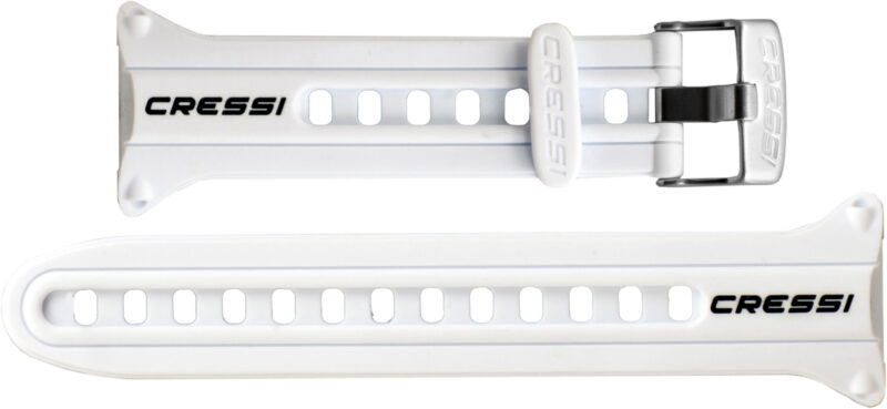 Cressi WATCH STYLE COMPUTER SILICONE BAND WHITE/WHITE/BLACK