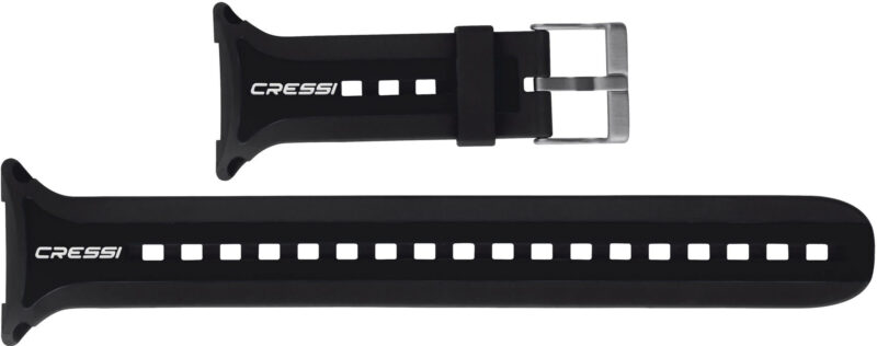 Cressi ROUND BIG SCREEN DIVE COMPUTER BAND BLACK/BLACK/WHITE