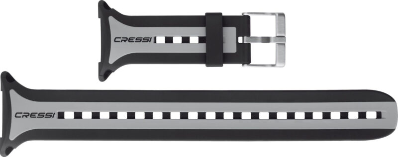 Cressi ROUND BIG SCREEN DIVE COMPUTER BAND BLACK/GREY/BLACK