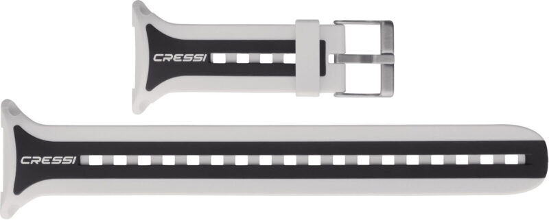 Cressi ROUND BIG SCREEN DIVE COMPUTER BAND WHITE/BLACK/WHITE