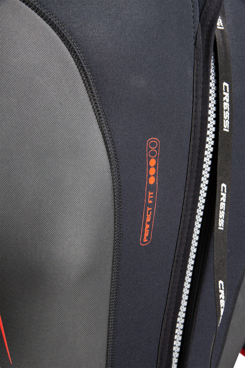 Cressi ALTUM MAN 3MM SHORTY WETSUIT BLACK/RED L/4 - Image 12