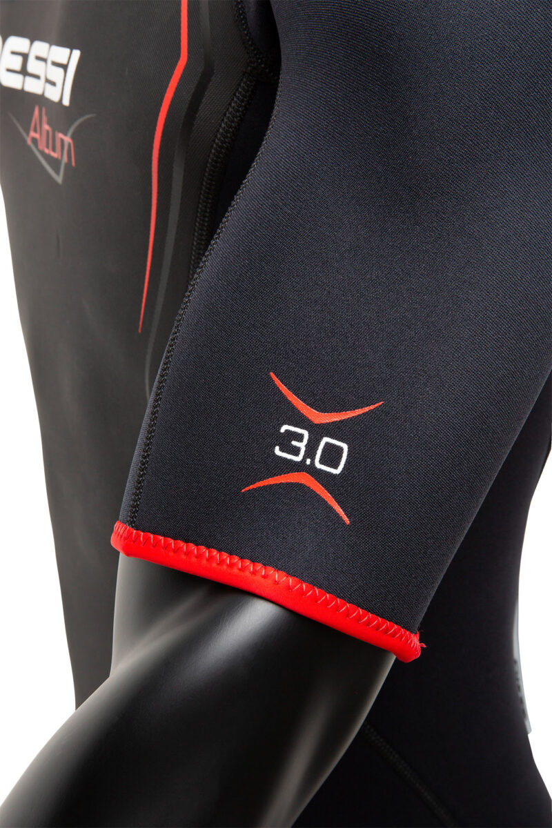 Cressi ALTUM MAN 3MM SHORTY WETSUIT BLACK/RED L/4 - Image 7