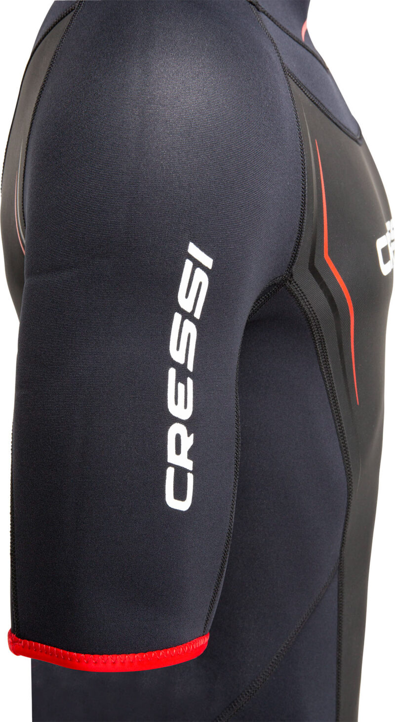 Cressi ALTUM MAN 3MM SHORTY WETSUIT BLACK/RED L/4 - Image 10