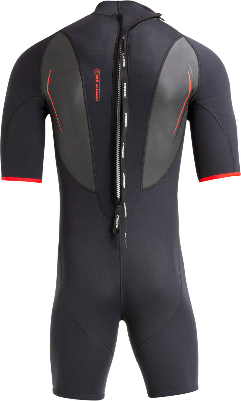 Cressi ALTUM MAN 3MM SHORTY WETSUIT BLACK/RED L/4